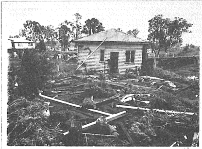 Cooyar Flash Flood 1988 - damaged house image